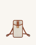 JWPE - Aylin Canvas Phone Bag - Brown
