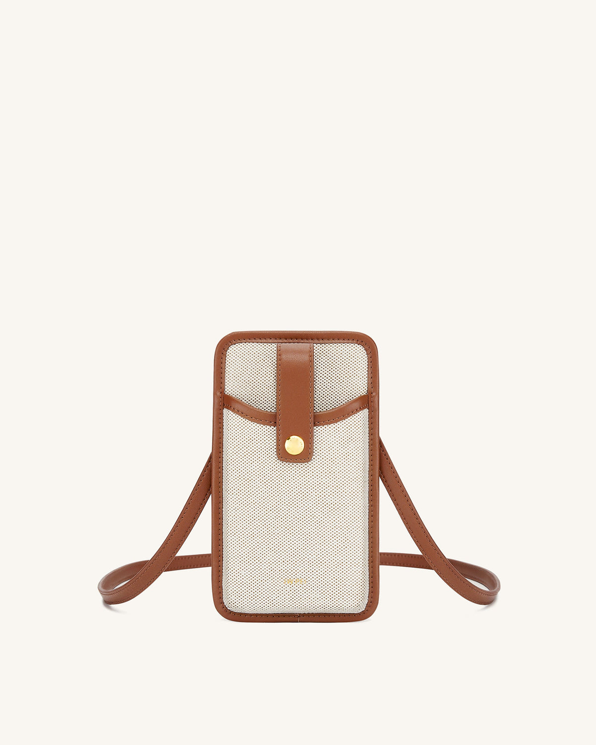JWPE - Aylin Canvas Phone Bag - Brown