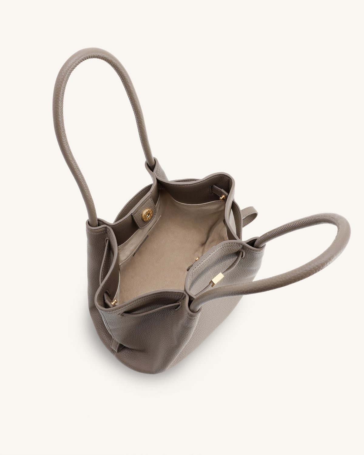 JWPE - Hana Column Tote Bag - Taupe