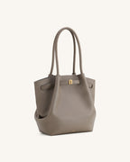 JWPE - Hana Column Tote Bag - Taupe