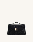 JWPE - Thea Artificial Crystal Top Handle Bag - Black