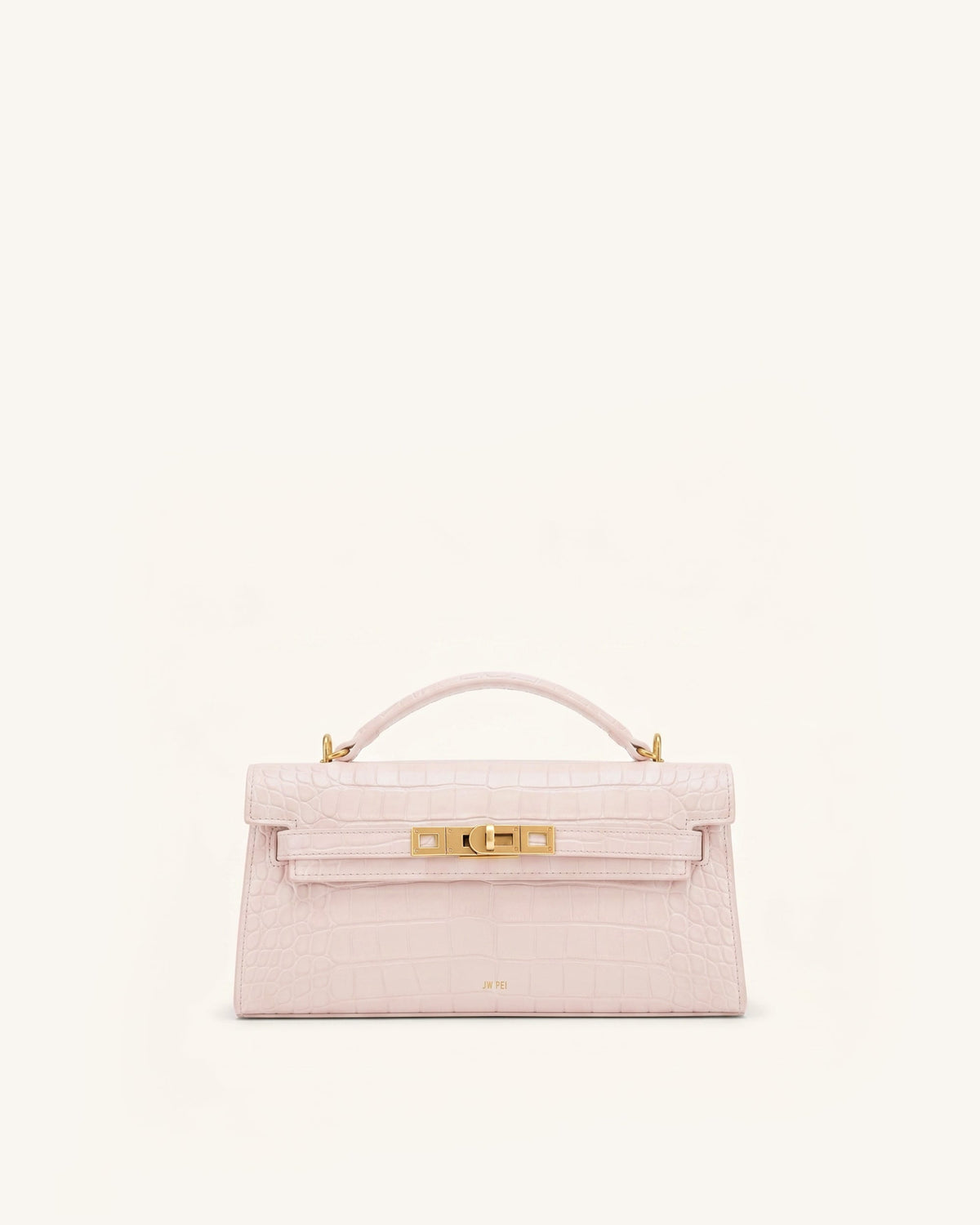JWPE - Noor Top Handle Bag - Pink Croc