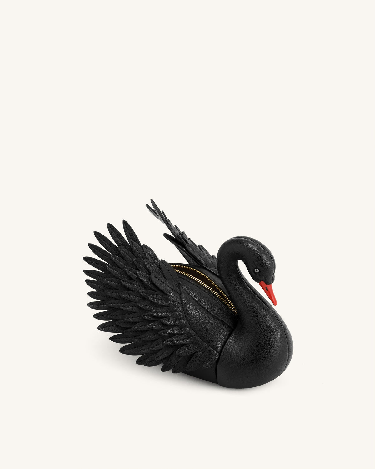 JWPE - Alani Swan Shaped Crossbody Bag - Black