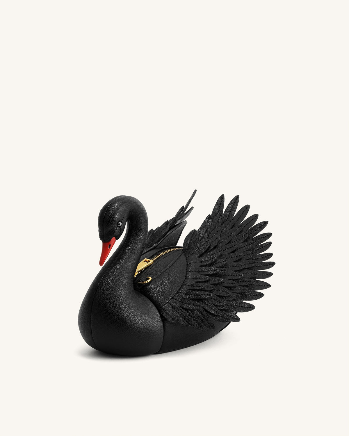 JWPE - Alani Swan Shaped Crossbody Bag - Black