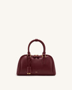 JWPE - Rosalie Bowler Top Handle Bag - Dark Burgundy