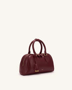 JWPE - Rosalie Bowler Top Handle Bag - Dark Burgundy