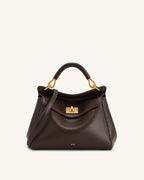 JWPE - Lucia Classic Top Handbag - Dark Brown