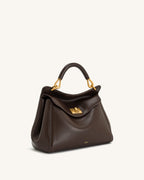 JWPE - Lucia Classic Top Handbag - Dark Brown