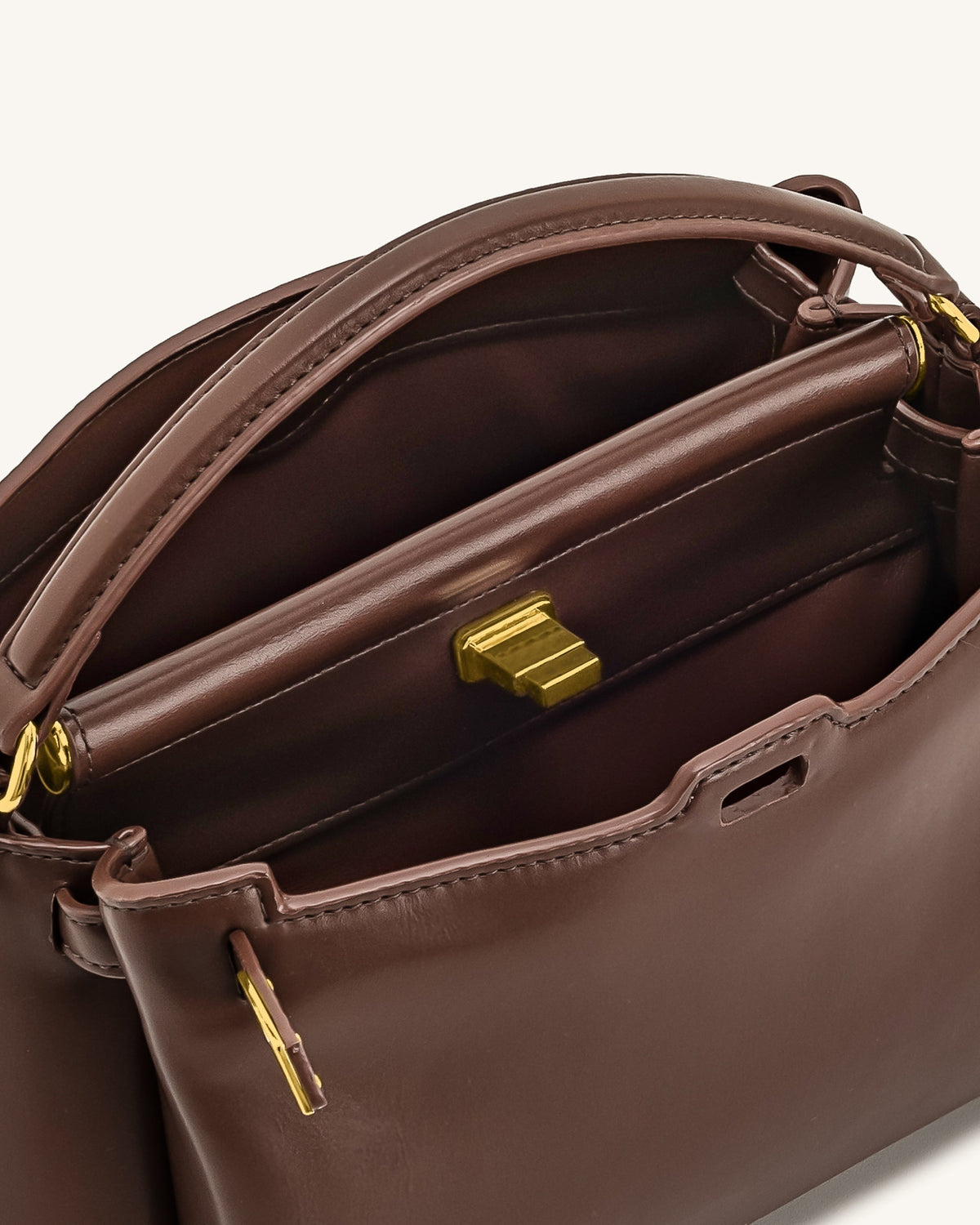 JWPE - Carmen Top Handle Bag - Reddish Brown