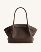 JWPE - Hana Large Tote Bag - Dark Brown