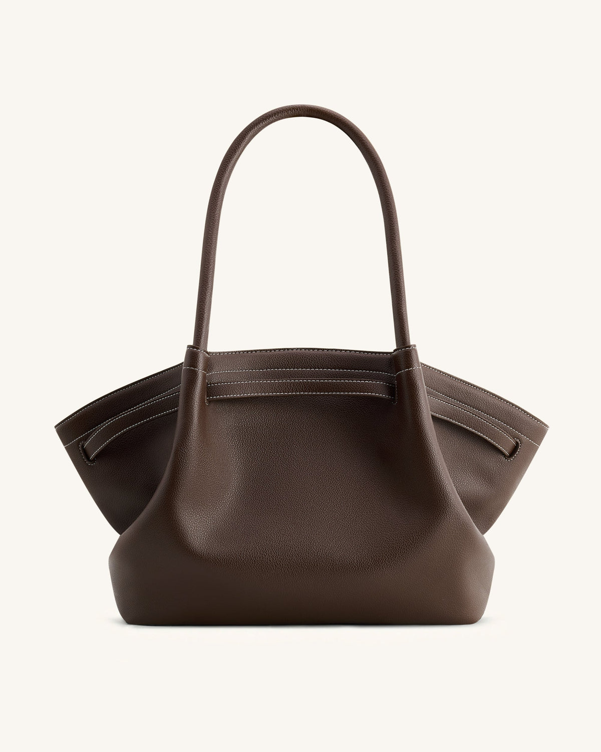 JWPE - Hana Large Tote Bag - Dark Brown