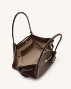 JWPE - Hana Large Tote Bag - Dark Brown