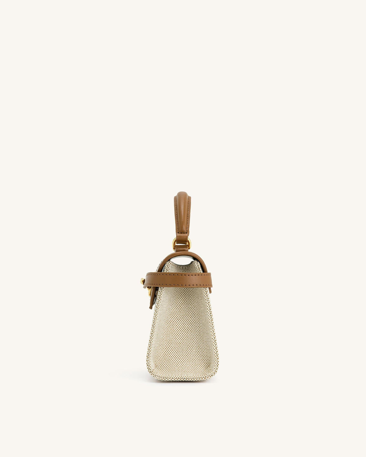 JWPE - Elise Top Handle Bag - Brown Canvas