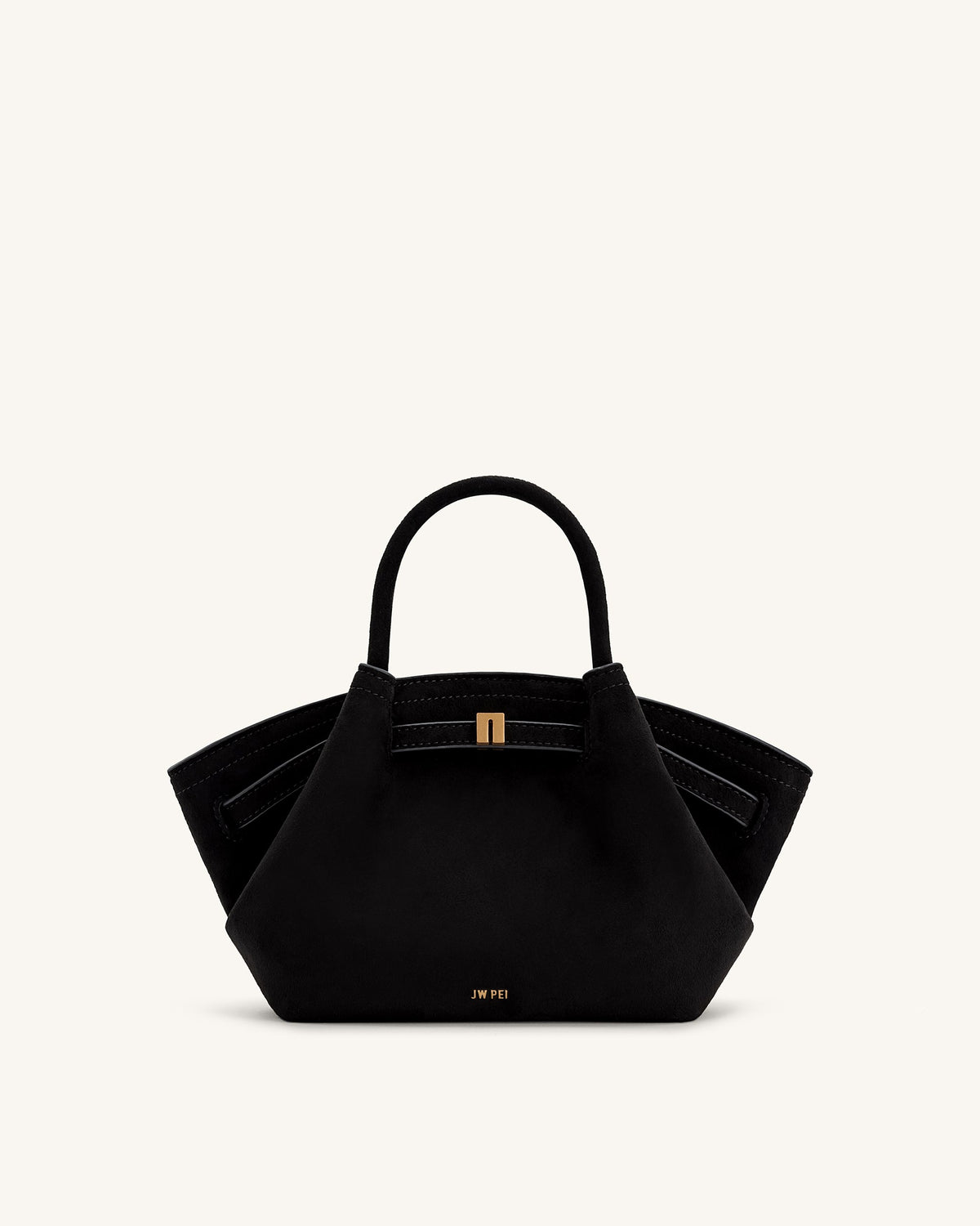 JWPE - Hana Mini Faux Suede Tote Bag - Black