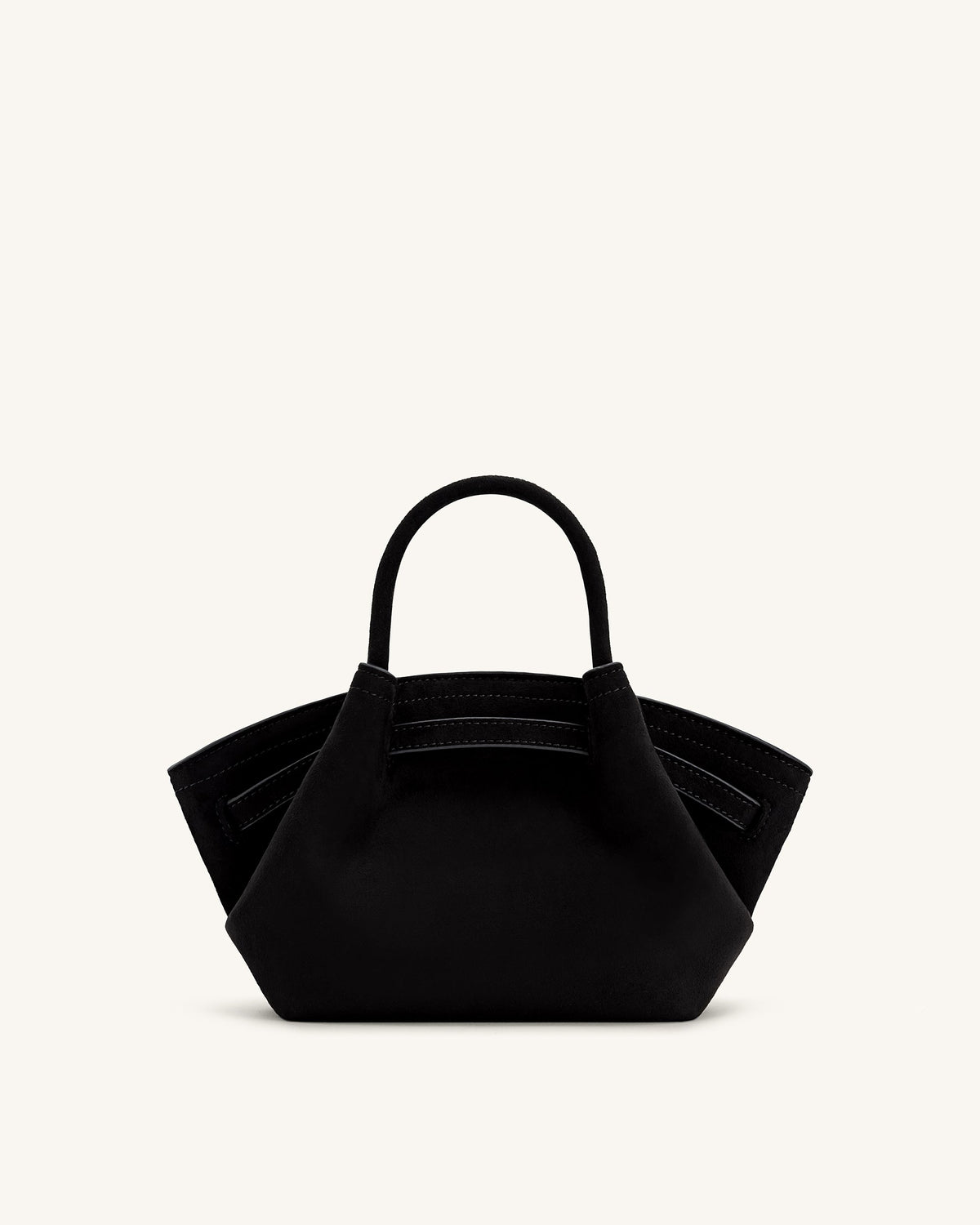 JWPE - Hana Mini Faux Suede Tote Bag - Black