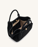 JWPE - Hana Mini Faux Suede Tote Bag - Black