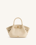 JWPE - Hana Mini Faux Suede Tote Bag - Off White