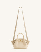 JWPE - Hana Mini Faux Suede Tote Bag - Off White