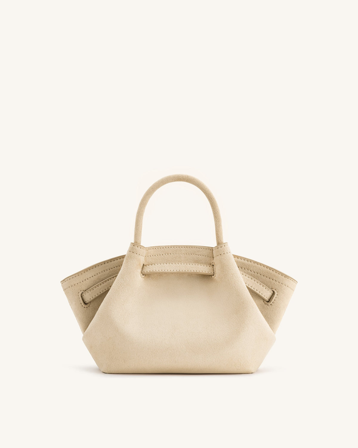 JWPE - Hana Mini Faux Suede Tote Bag - Off White