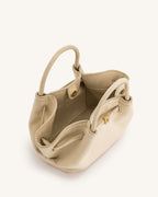 JWPE - Hana Mini Faux Suede Tote Bag - Off White