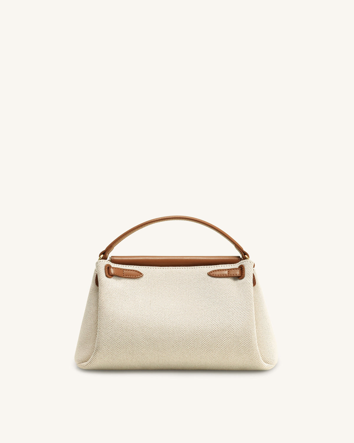 JWPE - Carmen Top Handle Bag - Brown Canvas