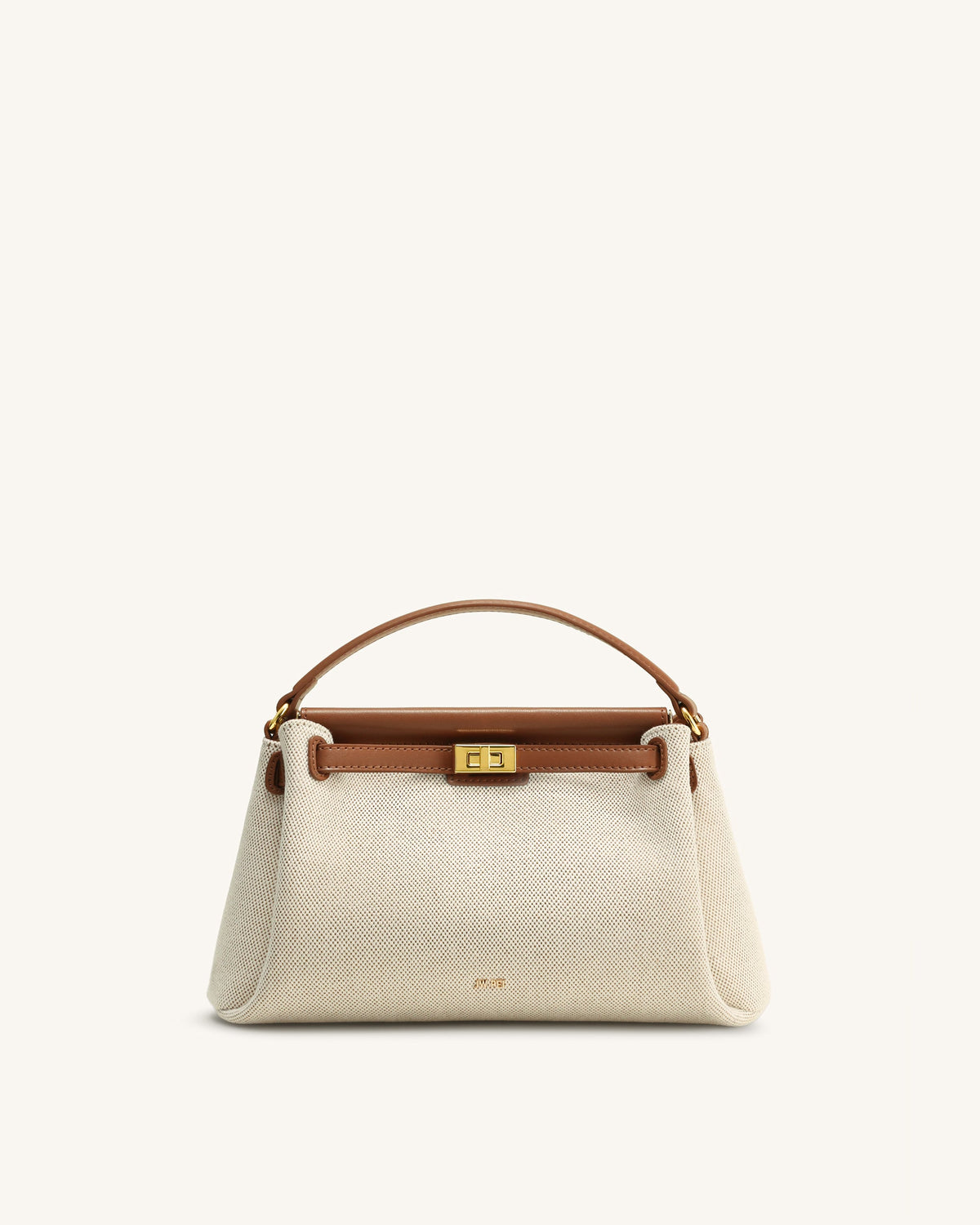 JWPE - Carmen Top Handle Bag - Brown Canvas