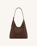 JWPE - Willow Soft Hobo Shoulder Bag - Dark Brown