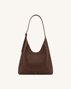 JWPE - Willow Soft Hobo Shoulder Bag - Dark Brown