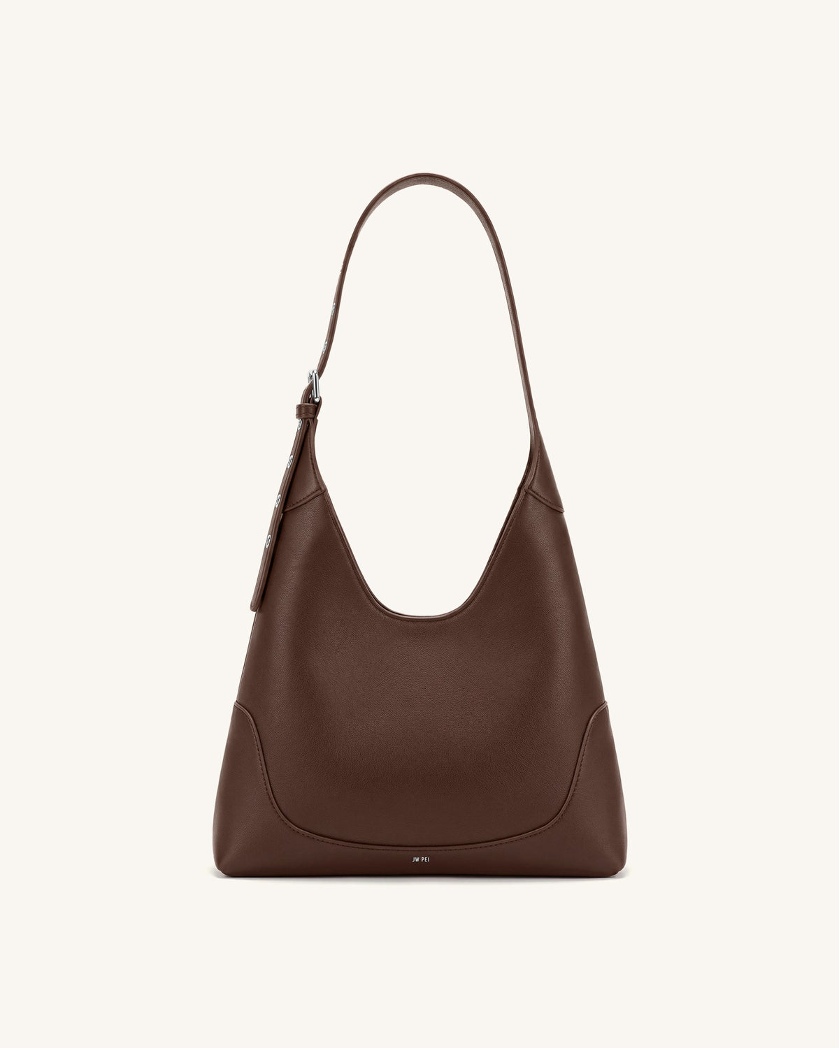 JWPE - Willow Soft Hobo Shoulder Bag - Dark Brown