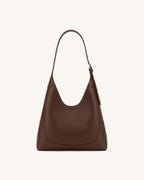 JWPE - Willow Soft Hobo Shoulder Bag - Dark Brown
