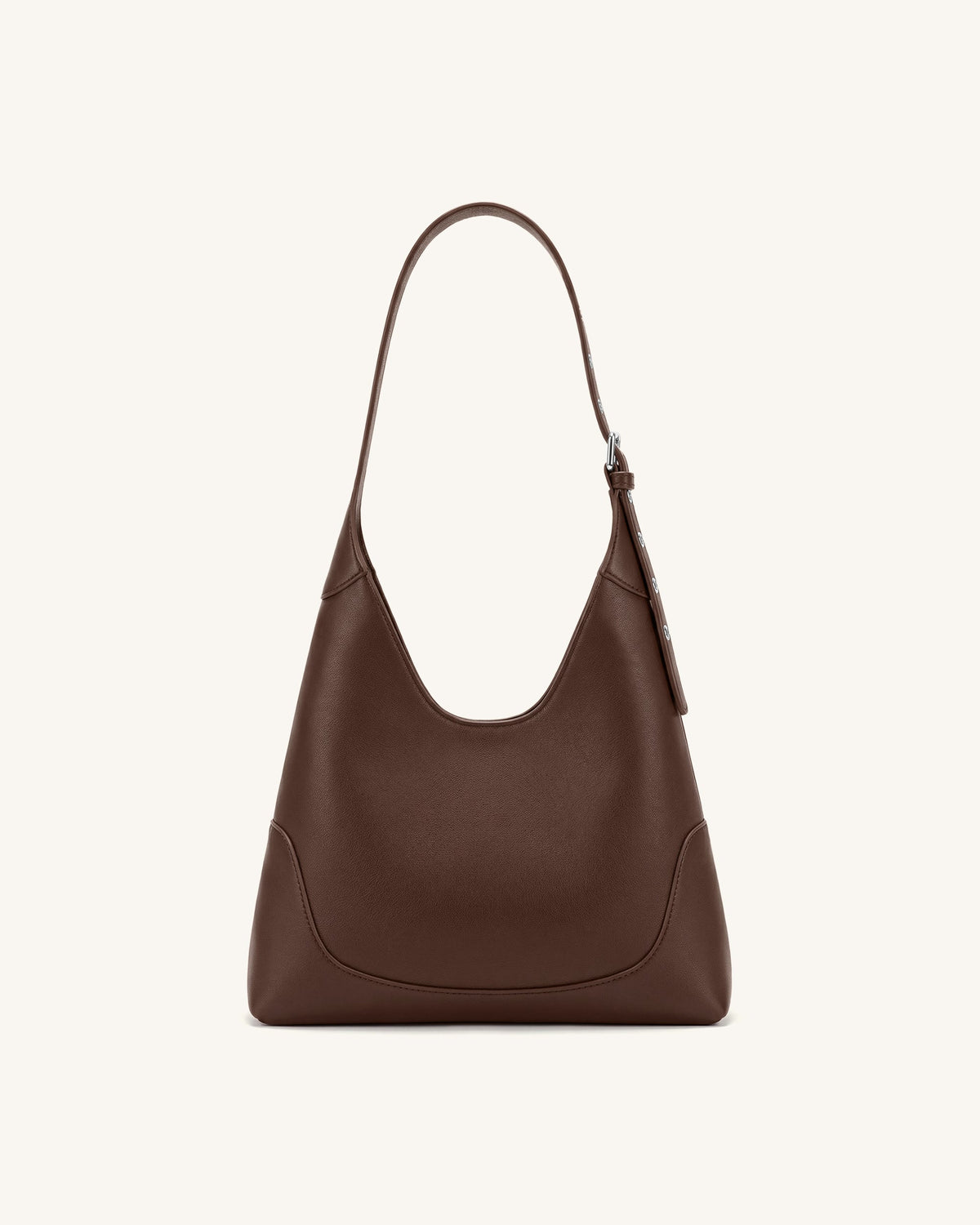 JWPE - Willow Soft Hobo Shoulder Bag - Dark Brown