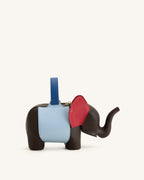 JWPE - Claire Elephant Shaped Handbag - Dark Brown/Blue
