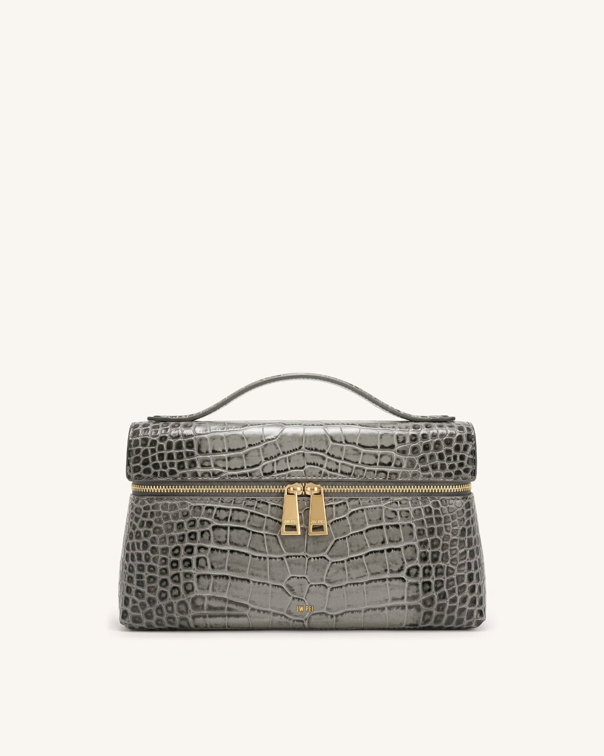 JWPE - Thea Top Handle Bag - Grey Croc
