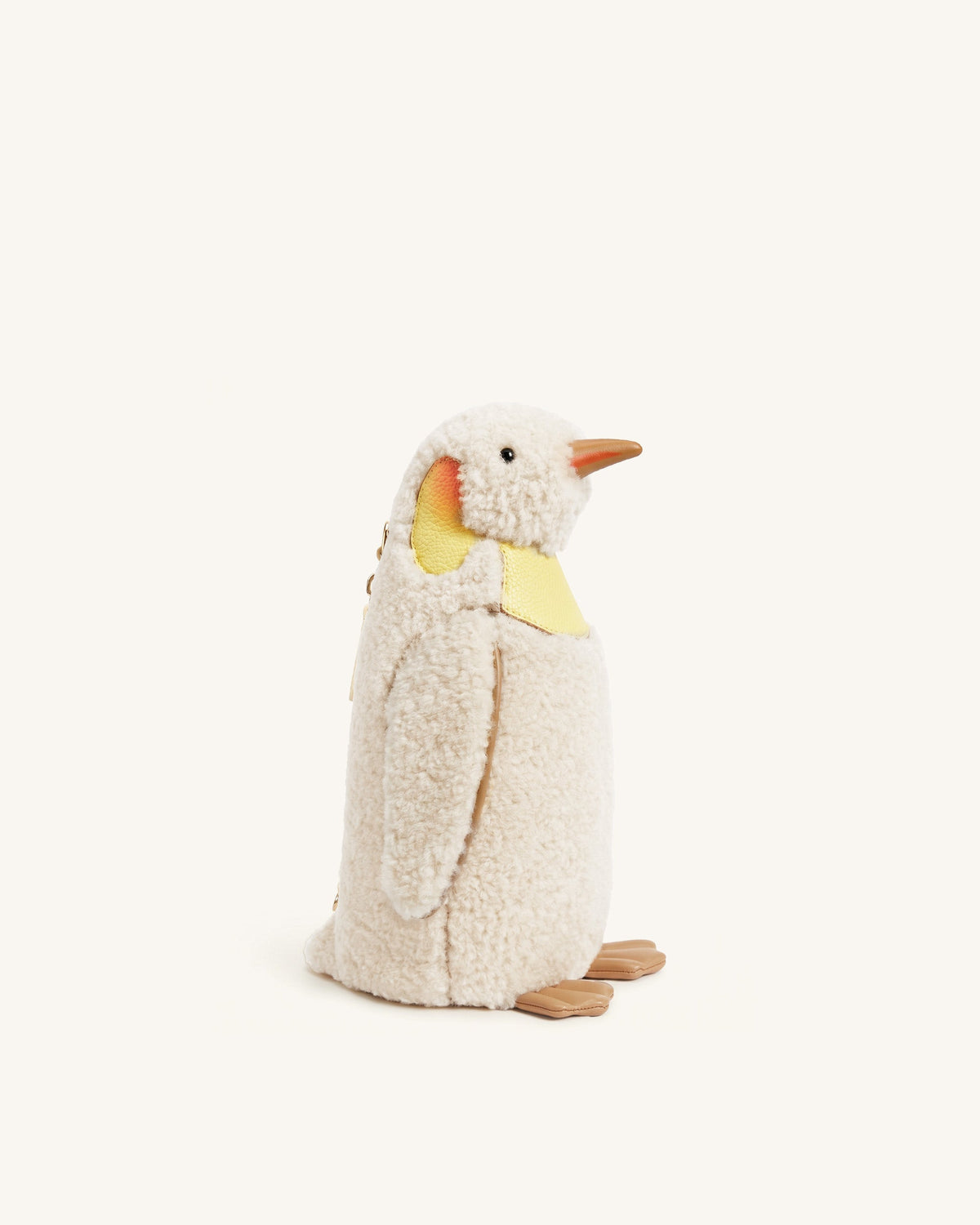 JWPE - Pia Penguin Faux Fur Crossbody Bag - Off White