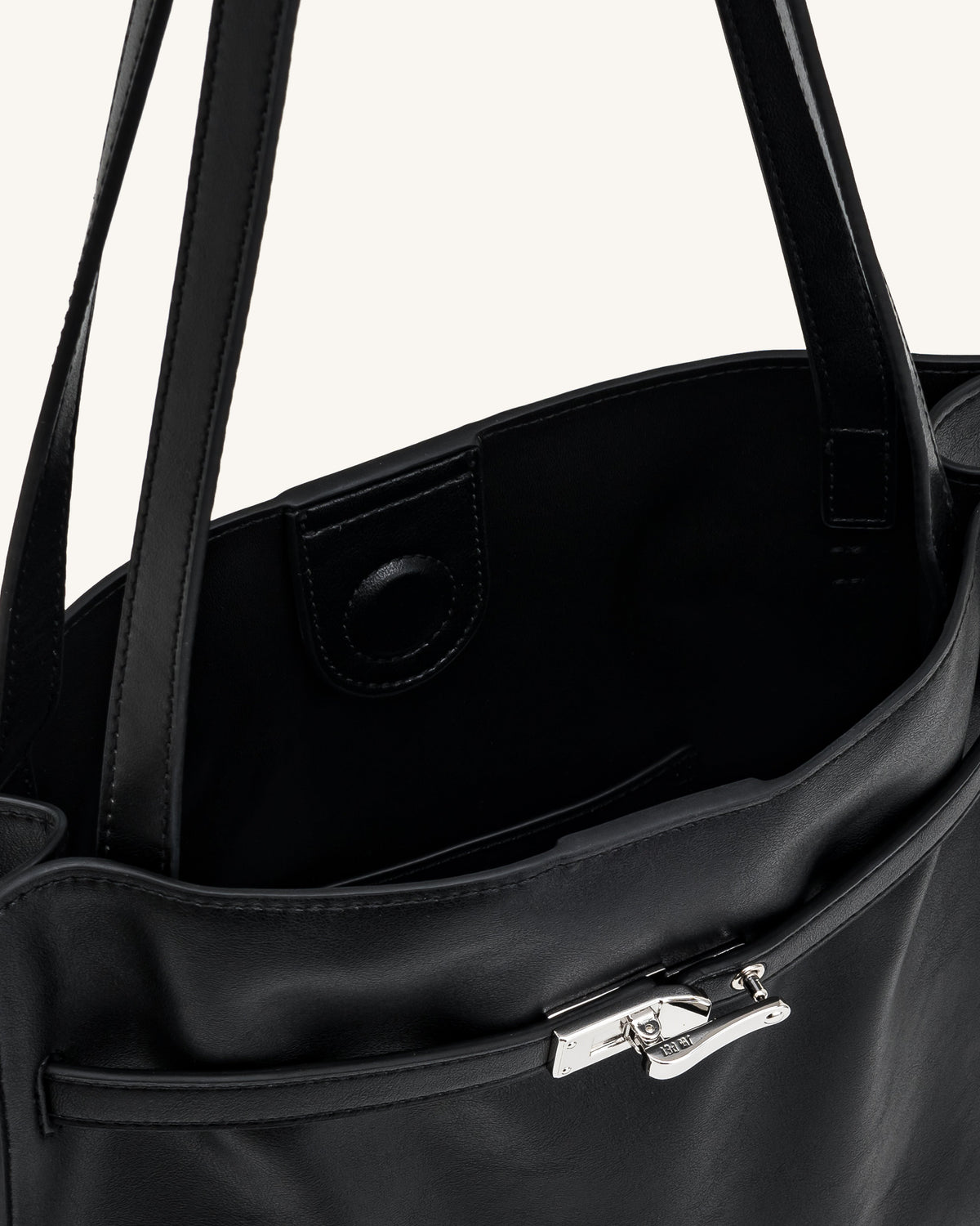 JWPE - Noelle Belted Tote Bag - Black