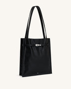 JWPE - Noelle Belted Tote Bag - Black