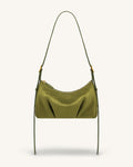 JWPE - Loriette Faux Suede Crossbody Bag - Olive Green