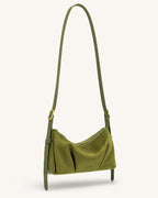 JWPE - Loriette Faux Suede Crossbody Bag - Olive Green