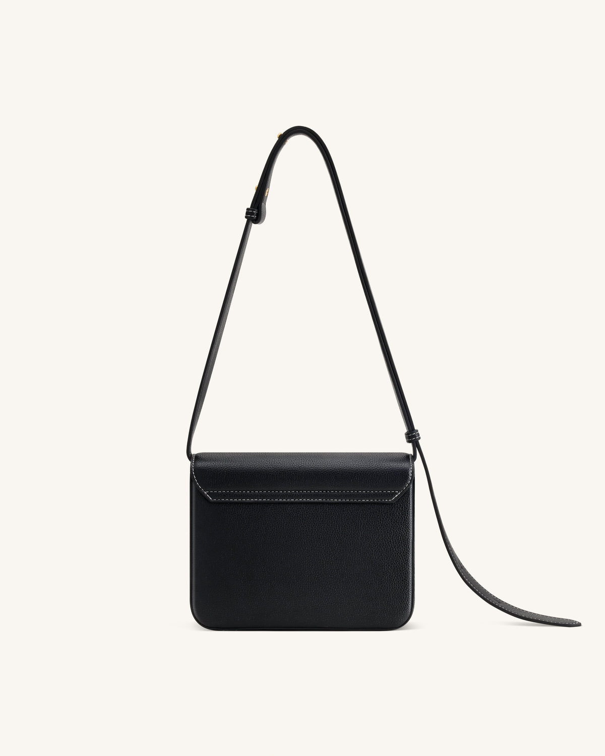 JWPE - Evania Lock Pebbled Shoulder Bag - Black
