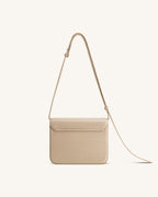 JWPE - Evania Lock Pebbled Shoulder Bag - Khaki