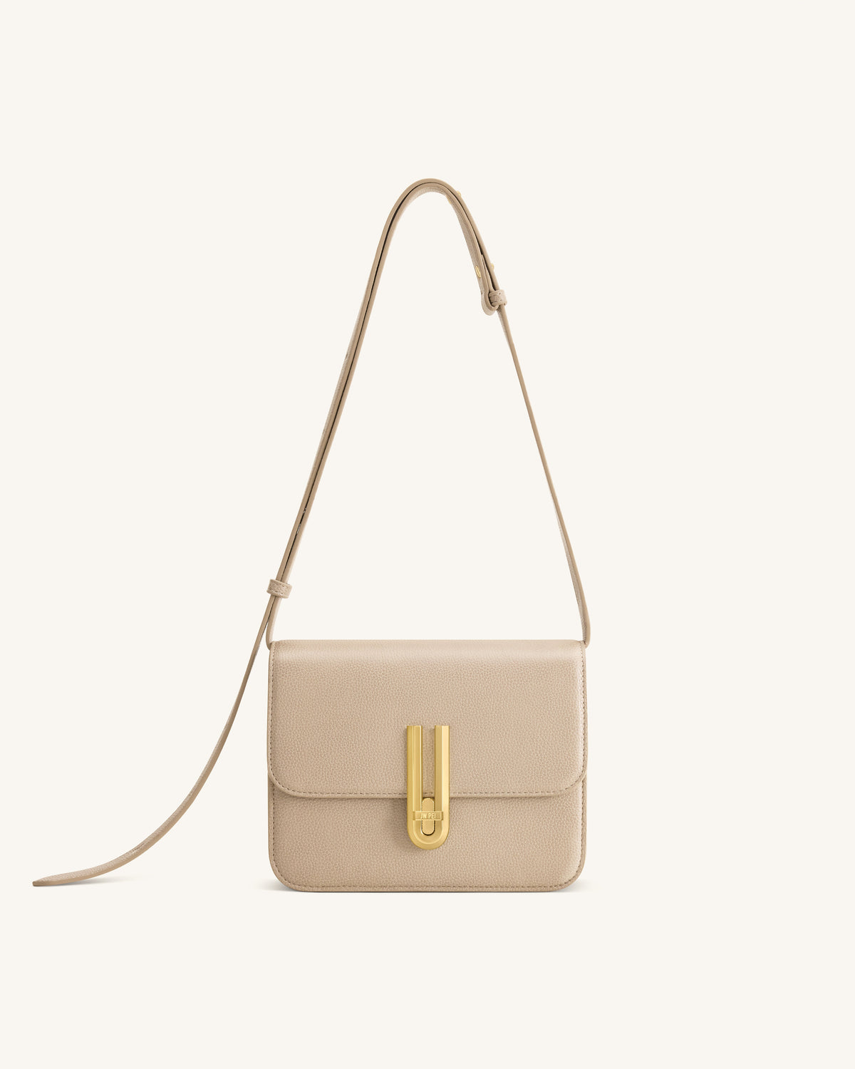 JWPE - Evania Lock Pebbled Shoulder Bag - Khaki
