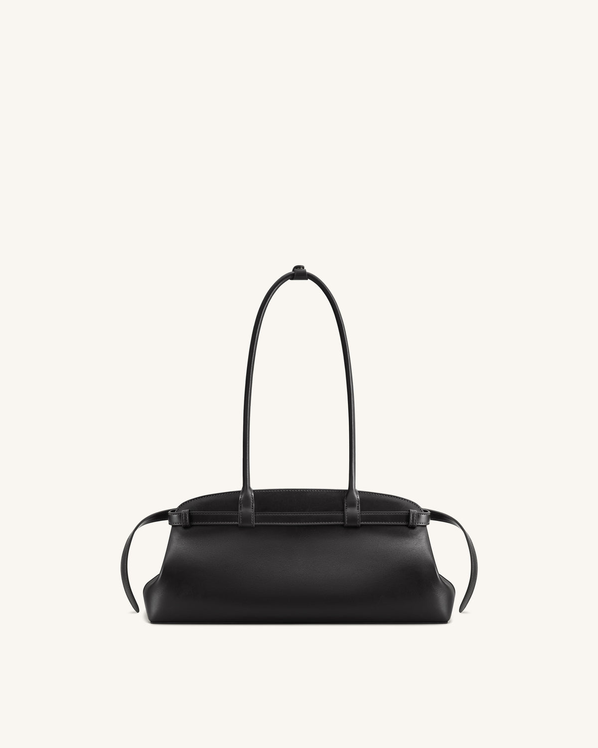 JWPE - Arden Belt Detail East-West Shoulder Bag - Black