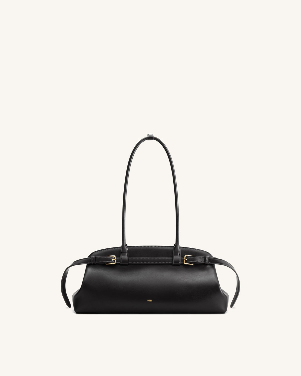 JWPE - Arden Belt Detail East-West Shoulder Bag - Black