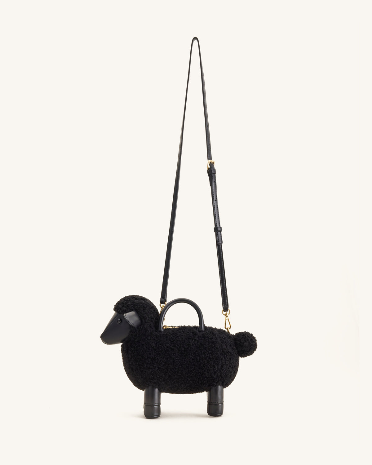 JWPE - Luna Sheep Top Handle Bag - Black