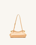 JWPE - Naomi Satin Curved Shoulder Bag - Champagne Gold