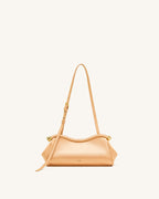 JWPE - Naomi Satin Curved Shoulder Bag - Champagne Gold