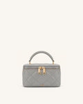 JWPE - Virella Quilted Vanity Top Handle Bag - Gray