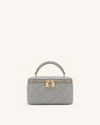 JWPE - Virella Quilted Vanity Top Handle Bag - Gray