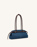JWPE - Arden Belt Detail East-West Shoulder Bag - Blue Denim