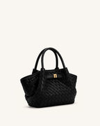 JWPE - Hana Mini Weave Tote Bag - Black